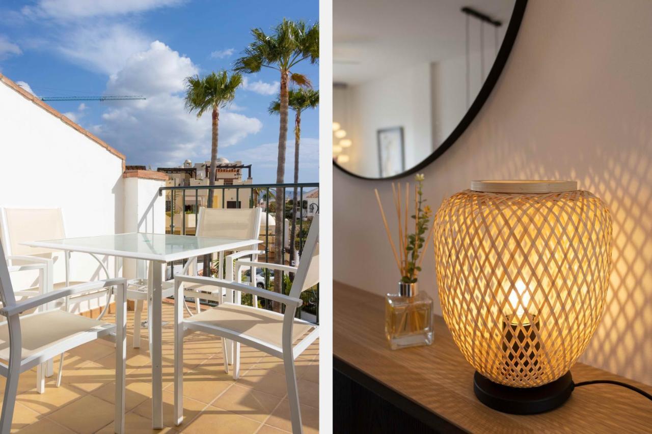 Apt Nerja Chimenea With Ocean View, A/C, & Fiber Apartment Luaran gambar